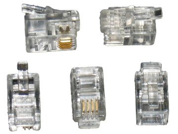 TELEPHONE PLUG RJ9 4P4C