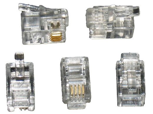 Букса  RJ9 4P4C