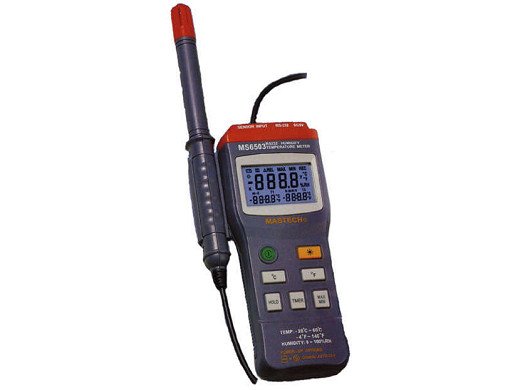 ИЗМЕРВАТЕЛ НА ВЛАЖНОСТ И ТЕМПЕРАТУРА С RS232 ИНТЕРФЕЙС МОДЕЛ MS6503