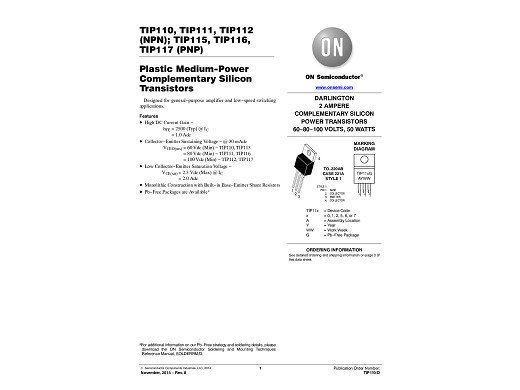 Tранзистор TIP117 TO-220