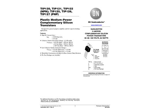 Tранзистор TIP121=2T7121 TO-220