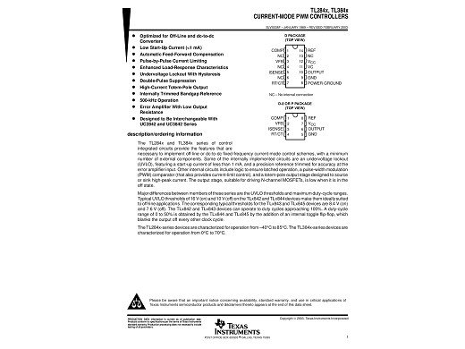 Интегрална схема TL2843B  SO-14
