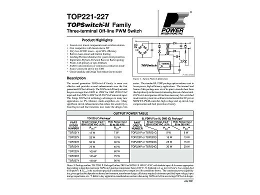 Интегрална схема  TOP223PN DIP-8