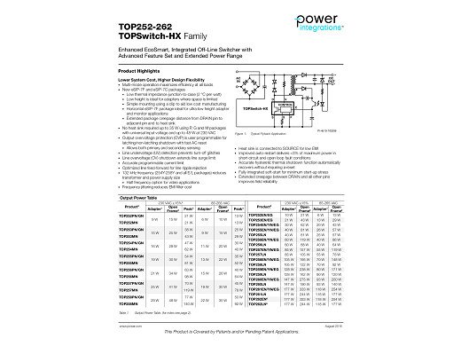 Интегрална схема TOP262LN eSIP-7F