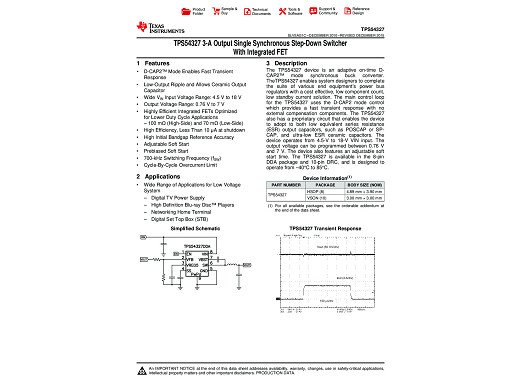 Интегр. схема TPS54327 SOP-8