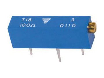 TRIMMER POT 200ohm T18200R HOR