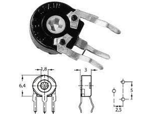 Потенциометър PT6LH 500K IPMMV 500K