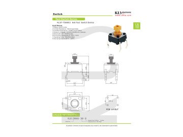 Бутон  4pin 6x6 H 7mm Button-4mm пъпка