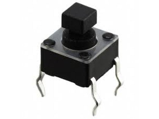 Бутон  4pin 6x6 H 7mm Button-4mm пъпка