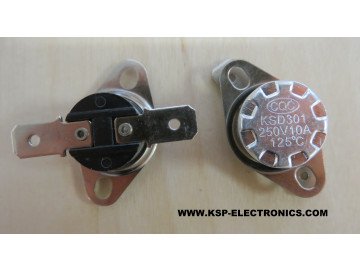 Thermostat 125'C KSD301 10A