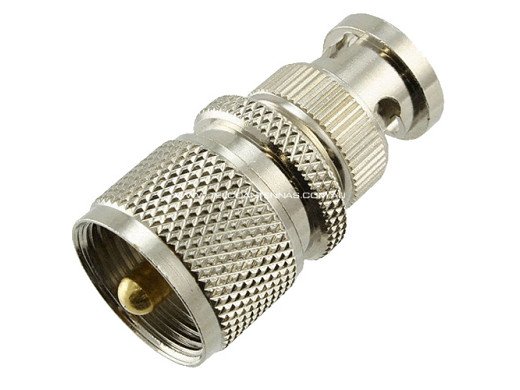 Букса UHF PL259 Plug to BNC Plug