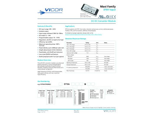 Интегрална схема  V375A36E400BG
