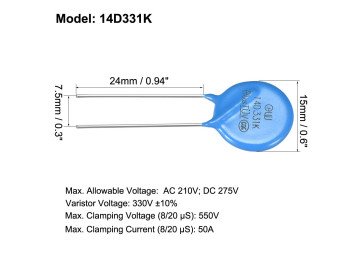 Варистор 14D331K