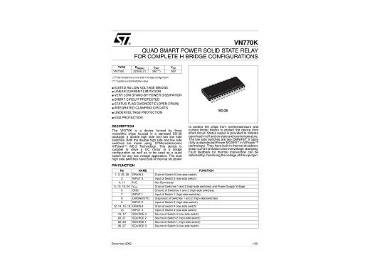 Интегрална схема VN770K SO-28