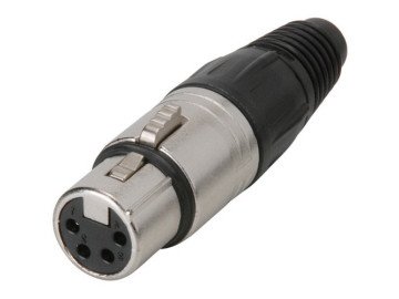 XLR-4F 4pins CANON Female