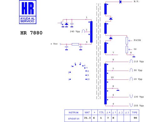 ТХО за телевизор 1142.5057;HR7880