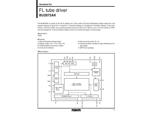 Интегр.схема  BU2872K