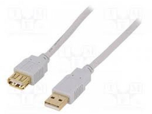Кабел USB 2.0 удължител 5 м  мъжки/женски Gold