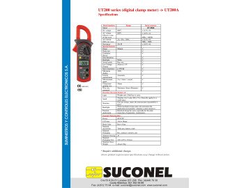 АМПЕРМЕТЕР UT-200A DT-288