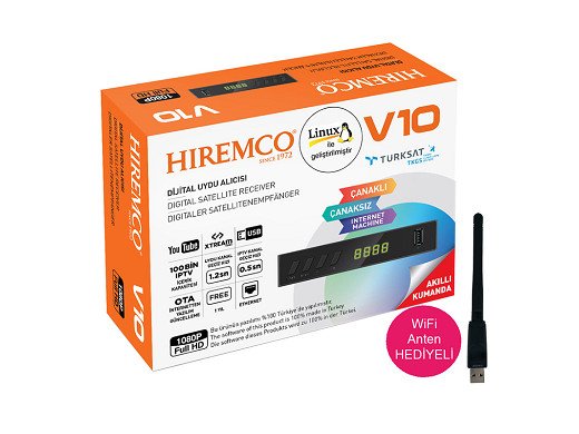 Цифров сателитен ефирен приемник HIREMCO V10