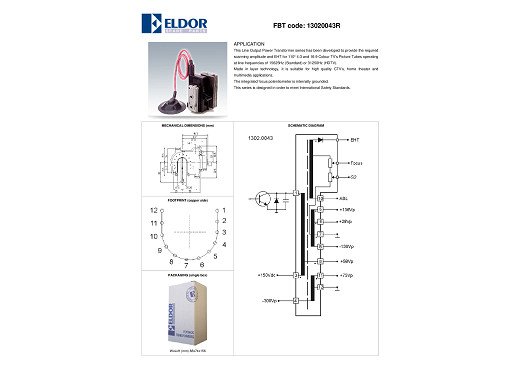 ТХО за телевизор HR8646;1302.0043