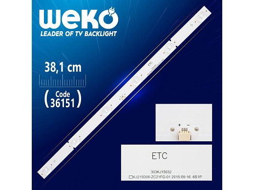 Диодна лента 1 бр/pc  KJ215D06-ZC21FG-01 303KJ215032