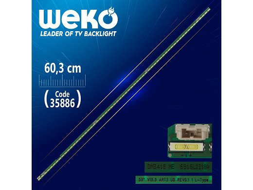 Диодна лента 1 бр/pc  6916L-2318A 55 V15.5 ART3 UD REV0.1 L-TYPE