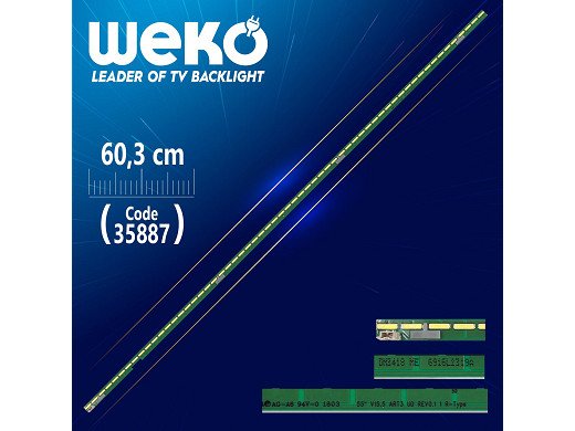 Диодна лента 1 бр/pc  6916L-2319A  55 V15.5 ART3 UD REV0.1 R-TYPE