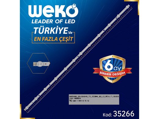 Диодна лента 1 бр/pc  2013SVS40_T2_3228N1_B2_12_REV1.7