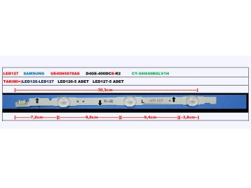 Диодна лента 1 бр/pc D4GE-400DCB-R3 2014SVS40_3228_R03