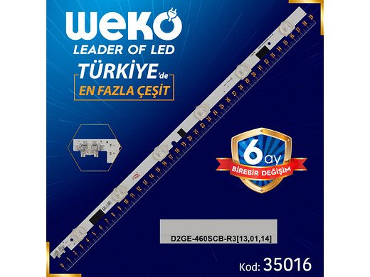 Диодна лента 1 бр.2013SVS46F R 9 REV1.9 - D2GE-460SCB-R3