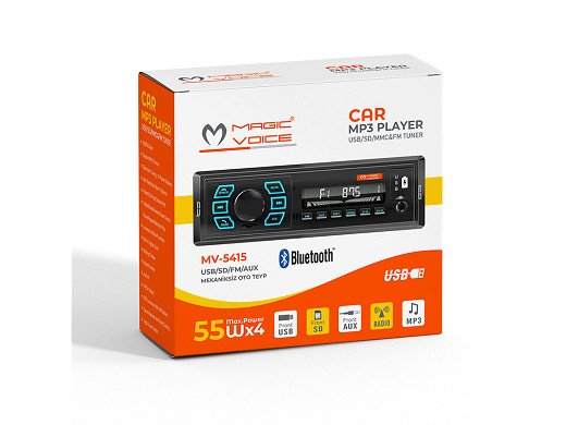 АВТО КАСЕТОФОН MV-5415 USB/SD/FM/AUX  4X55 W;