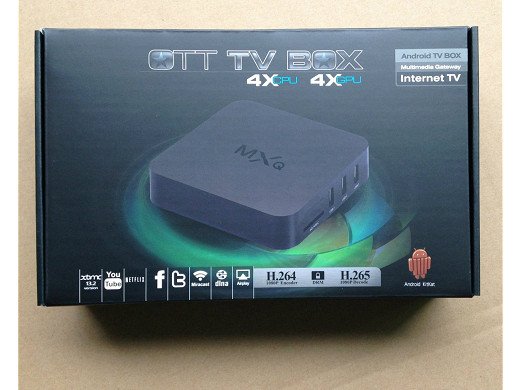 OTT TV BOX 4XCPU 4XGPU ANDROID TV