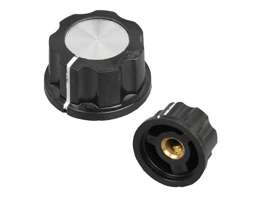 Копче за потенциометър 20x16  Ф6 mm цанга