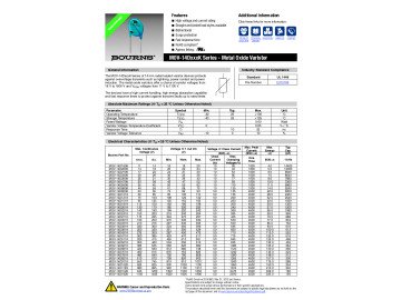 VARISTOR 14D431K 14mm