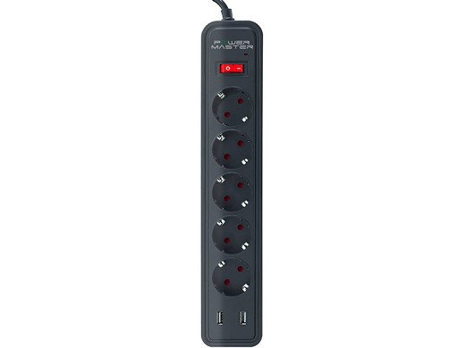 РАЗКЛОНИТЕЛ 3-ka 1.8m  PM-17021+ 3 USB 5V 2.1A