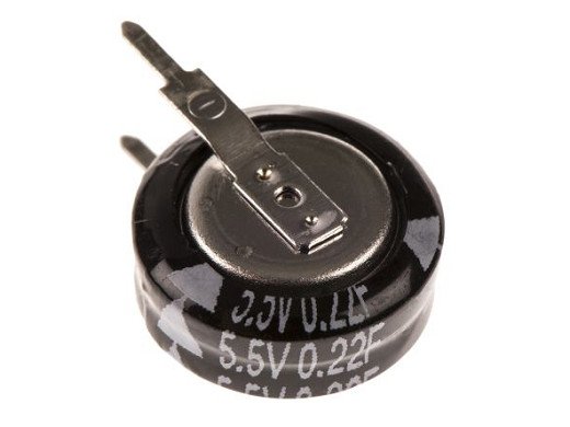 Кондензатор 0.22F 5.5Vdc