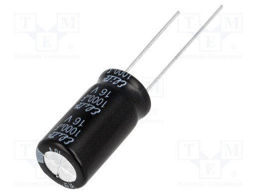 Кондензатор електр 1000MF 16V 105'C