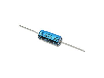 100uF 25V Axial 85'C