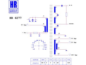 ТХО за телевизор 1182.6040;1132.0017;HR6068;HR6277