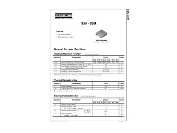 Диод 1N5408  SMD S3M DO-214AB