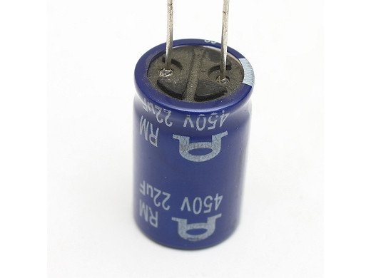 Кондензатор електр.22MF 450V 105'C