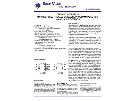 Интегрална схема  24C128 SO-8