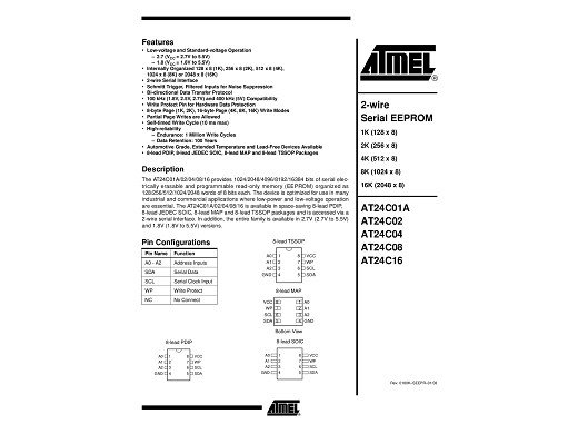 Интегрална схема  24C16 WMN6TO SO-8