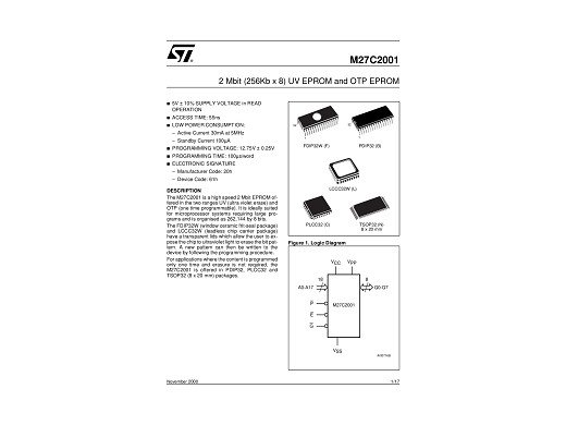 Интегрална схема  27C2001