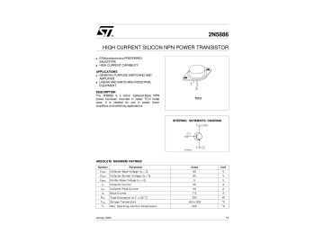 Транзистор 2N5886 TO-3