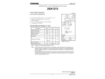 Транзистор 2SA1213 SOT-89