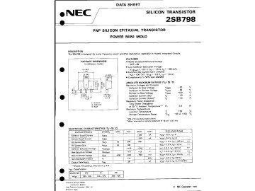 Транзистор 2SB798  & 2SD999 SOT-89