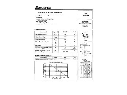 Транзистор 2SC1358 TO-3  Original