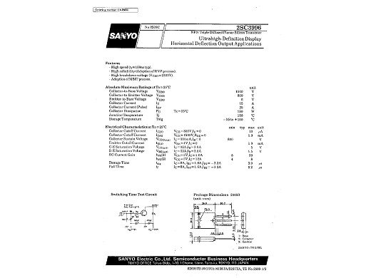 Транзистор  2SC3996 TO-264